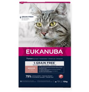Karma dla kota EUKANUBA Grain Free Senior Łosoś 10 kg