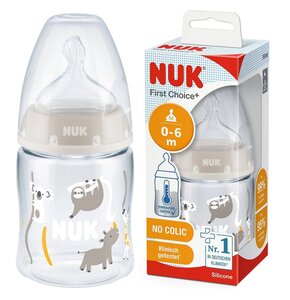 Butelka NUK First Choice 10743875 150 ml Szary