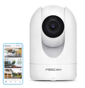 Kamera FOSCAM R4M 4MP Wewnętrzna, Wi-Fi / LAN Biały