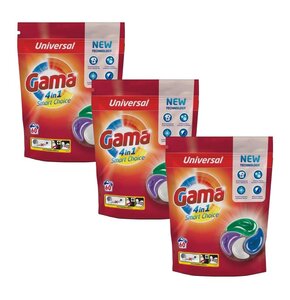 Kapsułki do prania GAMA 4in1 Smart Choice Colors & Dark - 180 szt.