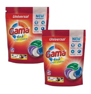 Kapsułki do prania GAMA 4in1 Smart Choice Colors & Dark - 120 szt.