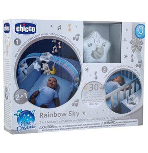 Zabawka interaktywna CHICCO First Dreams Panel na łóżeczko Rainbow Sky 00010473100000