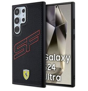 Etui FERRARI Big SF Perforated do Samsung Galaxy S24 Ultra Czarny
