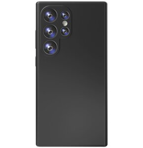 Etui 4SMARTS Silikon Case Cupertino do Samsung Galaxy S24 Ultra Czarny