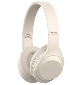 Słuchawki nauszne HAVIT H628BT Beżowy