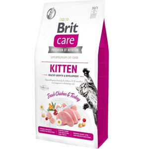 Karma dla kota BRIT Care Grain-Free Kitten Indyk i Kurczak 2 kg