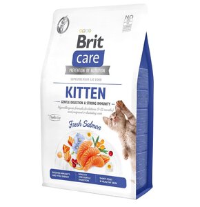 Karma dla kota BRIT Care Grain Free Kitten Immunity Świeży Łosoś 2 kg