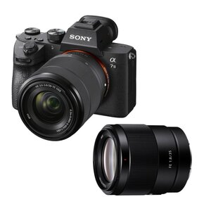 Aparat SONY Alpha A7 III (ILCE7M3KB.CEC) Body Czarny + Obiektyw Sony SEL 28-70mm + Obiektyw SONY FE 35 mm f/1.8