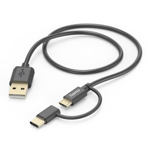 Kabel USB-A - Micro USB/USB-C HAMA 00201533 1 m