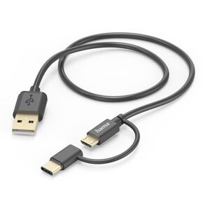 Kabel USB - Micro USB-B/USB Typ-C HAMA 1 m