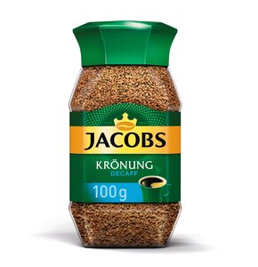 Kawa rozpuszczalna JACOBS Kronung Decaff Bezkofeinowa 100 g