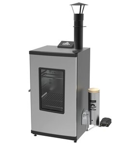 Wędzarnia BROWIN 330275 z termometrem 43 cm x 40 x 81 cm Srebrny