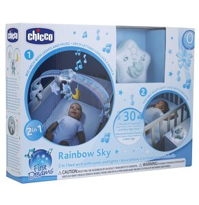 Panel na łóżeczko CHICCO First Dreams Rainbow Sky 00010473200000 Niebieski