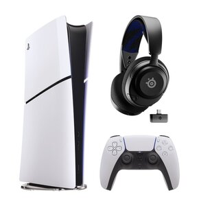 Konsola SONY PlayStation 5 Digital Slim + Słuchawki STEELSERIES Arctis Nova 4P