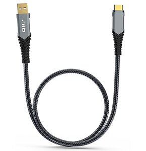 Kabel USB-A do USB-C FIIO LA-TC1 1 m Czarno-szary