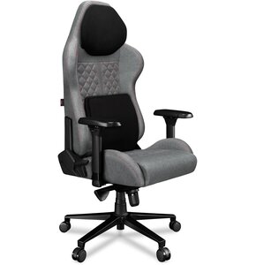 Fotel YUMISU 2050 Magnetic Jasnoszaro-czerwony