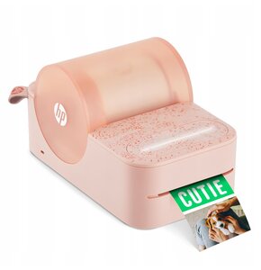 Drukarka etykiet HP Sprocket Panorama Złącze USB Różowy
