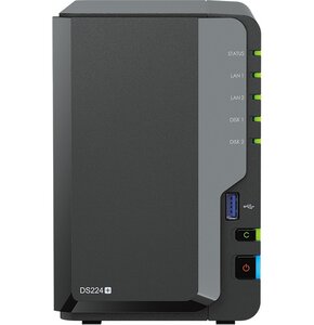 Serwer plików SYNOLOGY DiskStation DS224+ 24TB (2x12TB), 2GB RAM