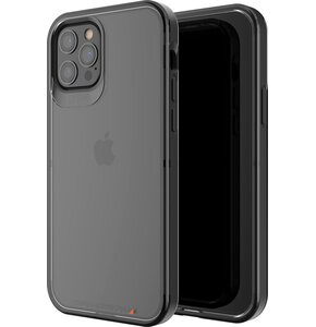 U Etui GEAR4 Hackney 5G do Apple iPhone 12/12 Pro Przezroczysty-czarny