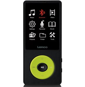Odtwarzacz MP3/MP4 LENCO Xemio-860GN Czarno-żółty