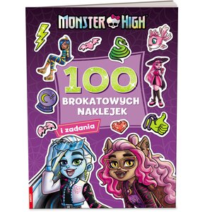 Naklejanka Monster High 100 brokatowych naklejek
