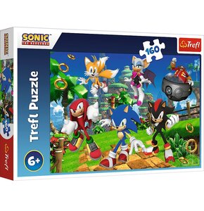 Puzzle TREFL Sonic The Hedgehog Sonic i przyjaciele 15421 (160 elementów)