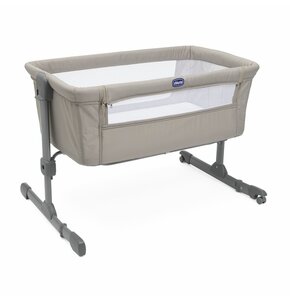 Łóżeczko dostawne CHICCO Next2Me Essential Dune Re Lux Szary