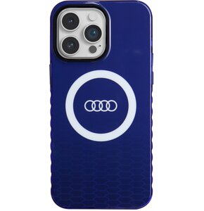 Etui AUDI IML Big Logo MagSafe Case do Apple iPhone 13 Pro Max Niebieski