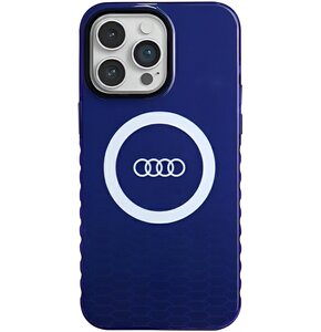 Etui AUDI IML Big Logo MagSafe do Apple iPhone 14 Pro Max Niebieski