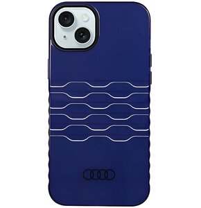 Etui AUDI IML MagSafe Case do Apple iPhone 15 Plus / 14 Plus Niebieski