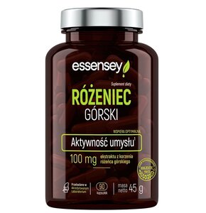 Adaptogen ESSENSEY Różeniec górski (90 kapsułek)