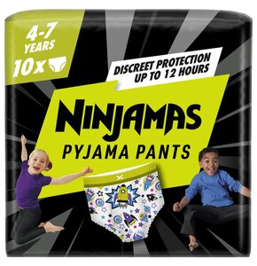 Pieluchomajtki PAMPERS Ninjamas Statki kosmiczne (10 szt.)