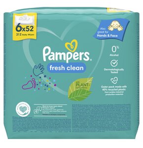 Chusteczki nawilżane PAMPERS Fresh Clean (312 szt.)