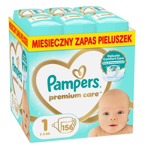 Pieluchy PAMPERS Premium Care 1 (156 szt.)