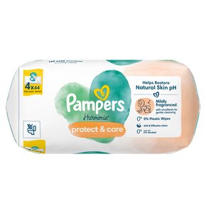 Chusteczki nawilżane PAMPERS Harmonie Protect & Care (176 szt.)