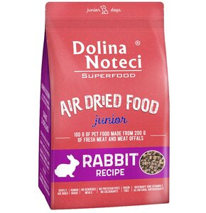 Karma dla psa suszona DOLINA NOTECI Superfood Junior z królika 5kg