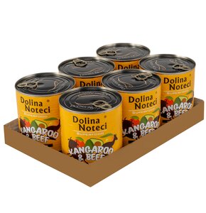 Karma dla psa DOLINA NOTECI Superfood z kangurem i wołowiną 6 x 800 g