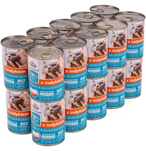 Karma dla kota FRENDI Indyk 20 x 400 g