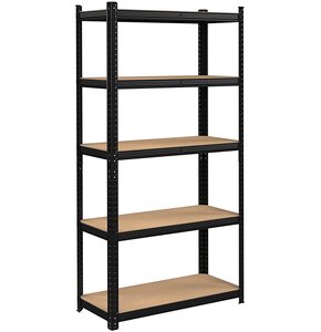 Regał magazynowy GOCKOWIAK 180 x 90 x 40 cm Czarny