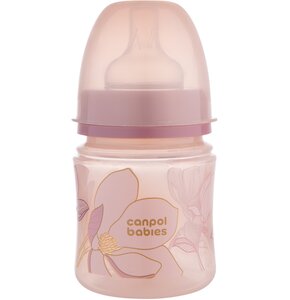 Butelka CANPOL BABIES EasyStart GOLD 120 ml Różowy