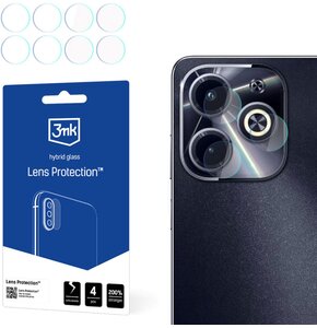 Szkło hybrydowe na obiektyw 3MK Lens Protection do Infinix Hot 40i