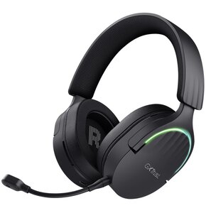 Słuchawki TRUST GXT 491 Fayzo Wireless, Nauszne, Dźwięk przestrzenny Czarny
