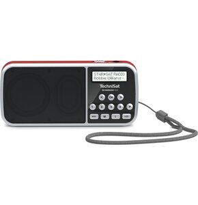 Radio TECHNISAT Techniradio RDR 0000/3922 Czerwono-czarny
