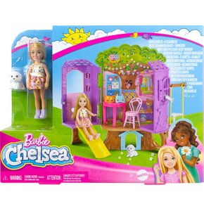 Lalka Barbie Chelsea Domek na drzewie HPL70