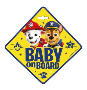 Tabliczka Baby On Board NICKELODEON Psi Patrol Boys