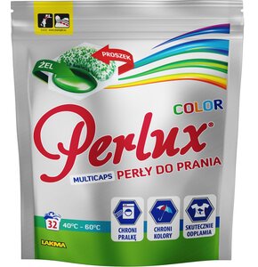 Kapsułki do prania PERLUX Washing Pearls Color - 32 szt.