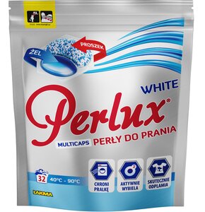 Kapsułki do prania PERLUX Washing Pearls White - 32 szt.