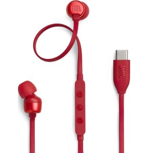 Słuchawki dokanałowe JBL Tune 310 USB-C Czerwony