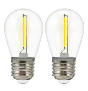Żarówki LED GOLDLUX 36V S14 E27 (2 sztuki) Żółty