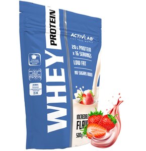 Odżywka białkowa ACTIVLAB Whey Protein WPC 85 Truskawkowy (500 g)